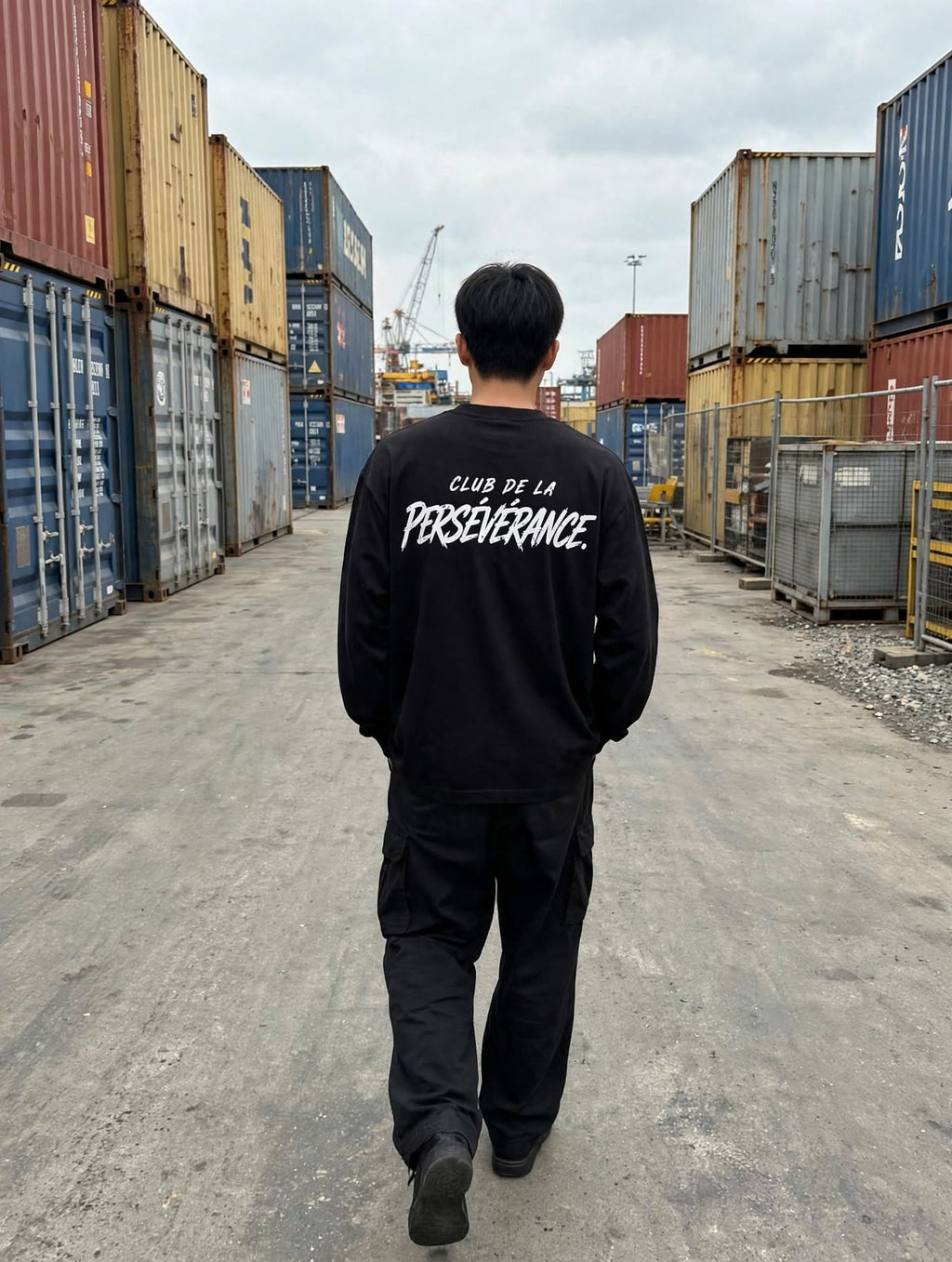 PERSÉVÉRANCE Longsleeve Black Signature