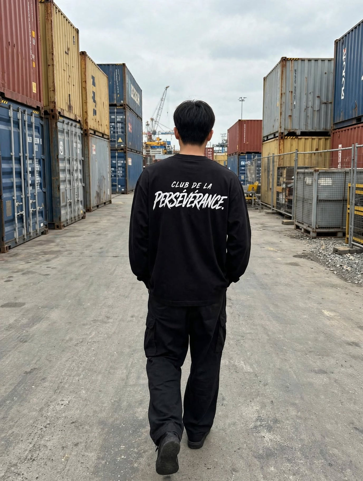PERSÉVÉRANCE Longsleeve Black Signature
